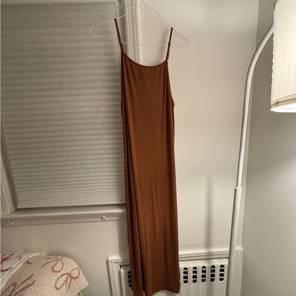 Blank NYC Brown Maxi Dress